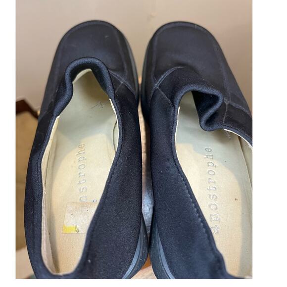 Apostrophe Womens Y2K Chunky Square Toe Loafer Black Shoe Size 7.5 Gilmore Girls - Picture 6 of 8